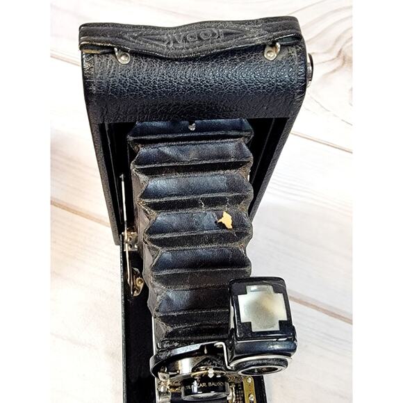 EASTMAN KODAK No. 1A Autographic Folding Bellows Antique Film Camera W/ Case - Picture 13 of 16